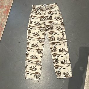 Reformation printed pants